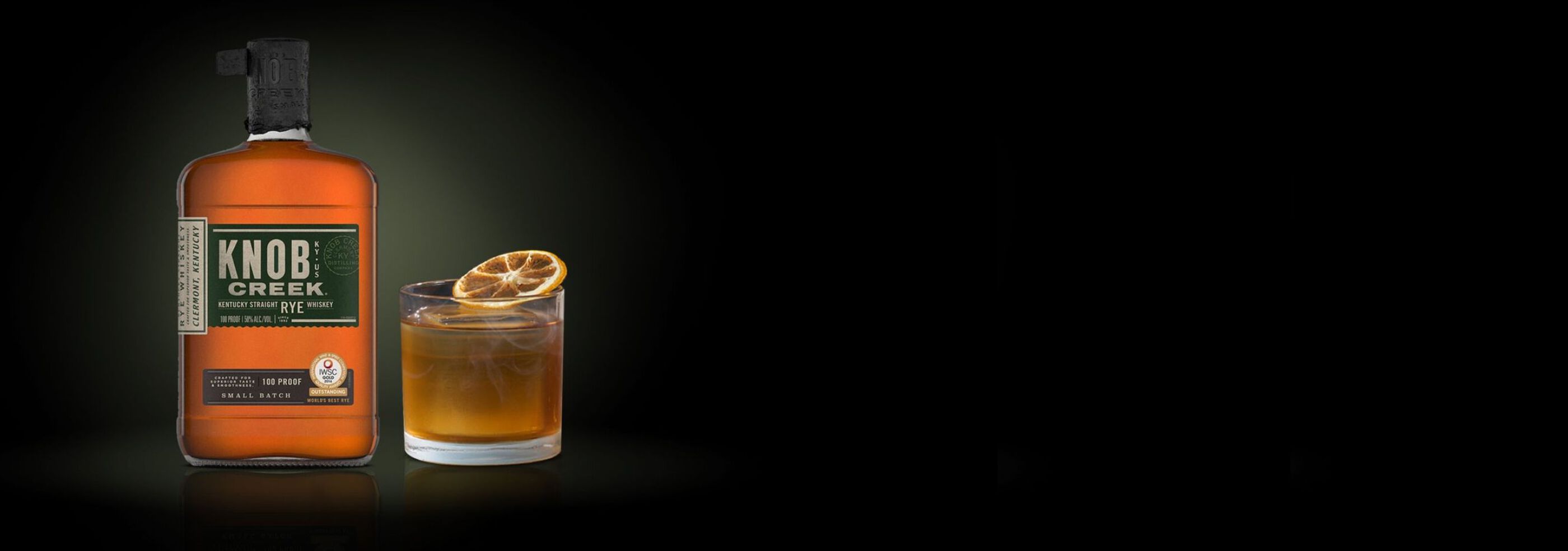 The Knob Creek Smoked Rye Old Fashioned Cocktail